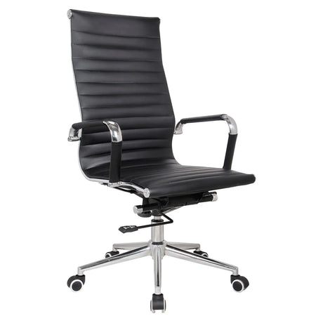 Classic Eames Ribbed High-Back Office Chair