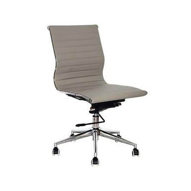Classic Eames Ribbed No – Arms Medium-Back Office Chair