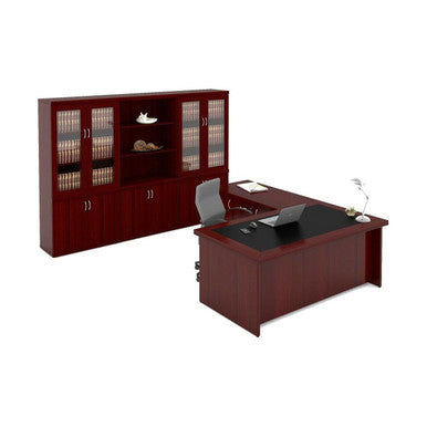 Classique Executive Desk in Veneer Wood | Office Furniture | Office Stock