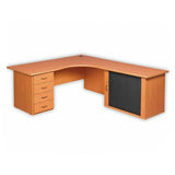 Cluster Desk, Credenza & Desk Height Pedestal