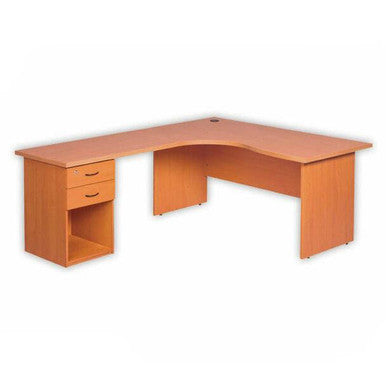 Cluster Desk , Two Drawer Pedestal with Opening | Office Furniture | Office Stock