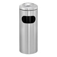Coastal Innovation Stainless Steel Standing Ashtray Litter Bin with Cut Out