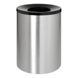 Coastal Stainless Steel Wide Litter Bin – BRUSHED STAINLESS STEEL