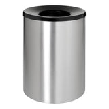 Coastal Stainless Steel Wide Litter Bin – BRUSHED STAINLESS STEEL