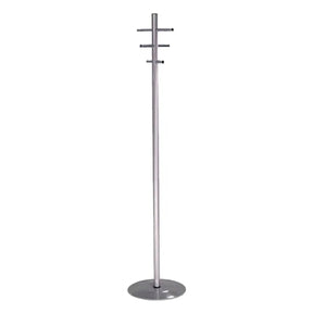 Coat and Hat Chrome Tree with Six Hooks – SILVER