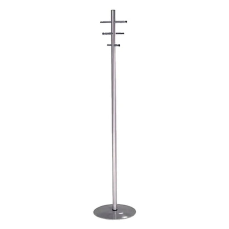 Coat and Hat Chrome Tree with Six Hooks – SILVER
