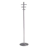 Coat and Hat Chrome Tree with Six Hooks