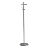 Coat and Hat Chrome Tree with Six Hooks