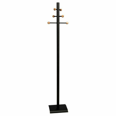 Coat and Hat Stand with Wooden Balls | Office Accessories | Office Stock