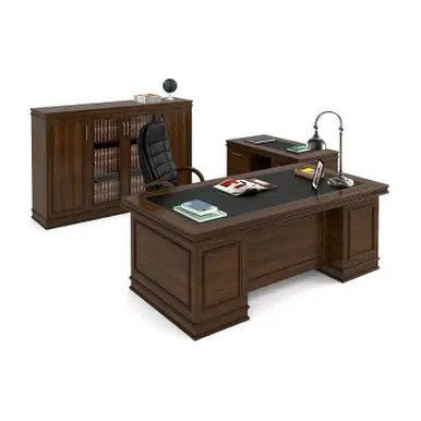 Cologne Executive Desk in Veneer Wood
