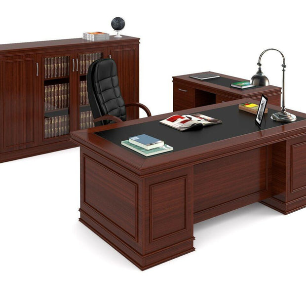 Cologne Executive Desk in Veneer Wood