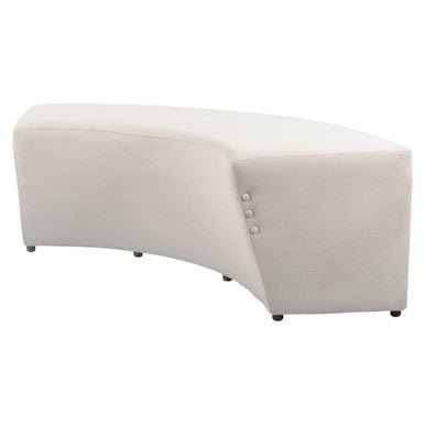 Concave Three Button Ottoman