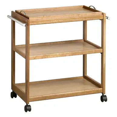 Contract Solid Wooden Tea Trolley