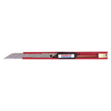 Craft Knife Metal Red CK1010R, a Red Metal Craft Knife with a Sharp, Silver Blade for Precise Cutting and Crafting Projects.