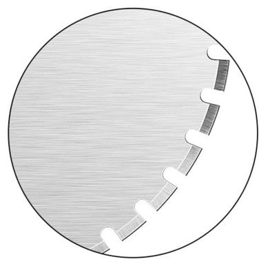 Craft Knife Rotary Blades 28 mm Perforate CK1112, Metallic Circular Rotary Blade with Perforations for Craft Cutting.