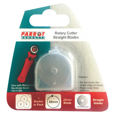 Craft Knife Rotary Blades 28mm Straight
