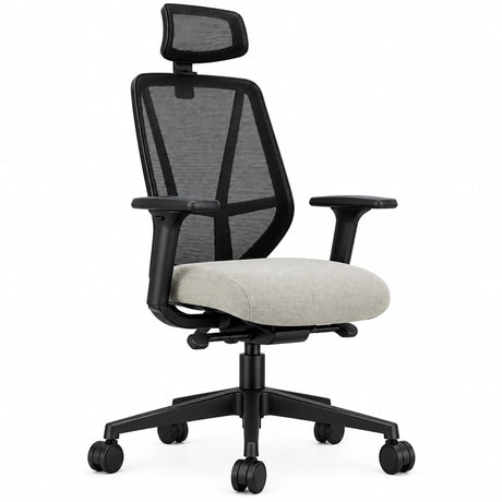 Crystal - Black Frame High-Back Chair - Office Stock Group
