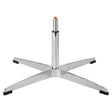 Dakota Polished Aluminium Cross Chair Base