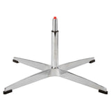 Dakota Polished Aluminium Cross Chair Base