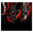 Decorative Glass Wall Tile (598 X 650 X 6mm) Chilli