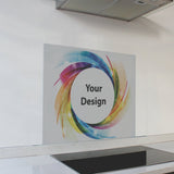 Decorative Glass Wall Tile (598 x 650 x 6mm) Customised Print
