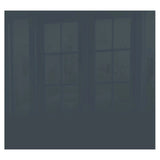 Decorative Glass Wall Tile (598 X 650 X 6mm) Grey Blue
