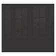 Decorative Glass Wall Tile (598 x 650 x 6mm) Metallic Black