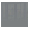 Decorative Glass Wall Tile (598 X 650 X 6mm) Metallic Silver