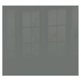 Decorative Glass Wall Tile (598 X 650 X 6mm) Mouse Grey