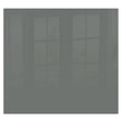 Decorative Glass Wall Tile (598 X 650 X 6mm) Mouse Grey