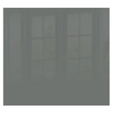 Decorative Glass Wall Tile (598 X 650 X 6mm) Mouse Grey