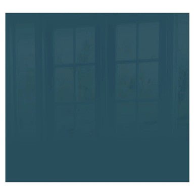 Decorative Glass Wall Tile (598 X 650 X 6mm) Ocean Blue
