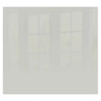 Decorative Glass Wall Tile (598 X 650 X 6mm) Papyrus White
