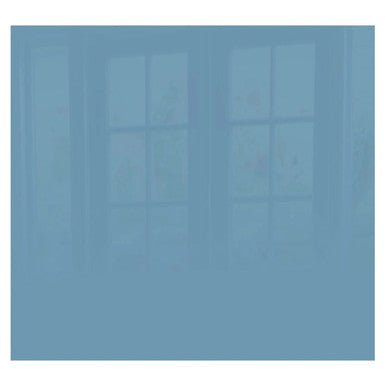 Decorative Glass Wall Tile (598 X 650 X 6mm) Pastel Blue