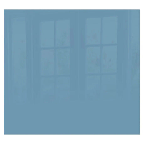 Decorative Glass Wall Tile (598 X 650 X 6mm) Pastel Blue