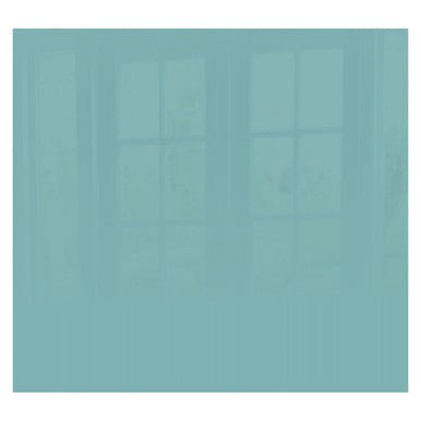Decorative Glass Wall Tile (598 X 650 X 6mm) Pastel Turquoise