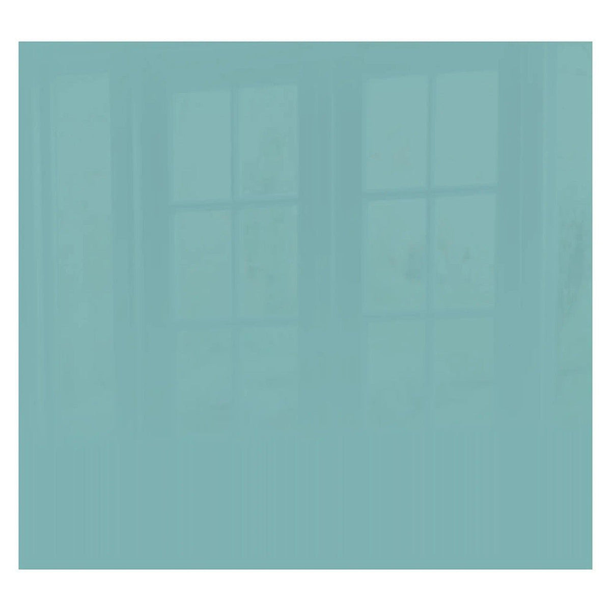 Decorative Glass Wall Tile (598 X 650 X 6mm) Pastel Turquoise