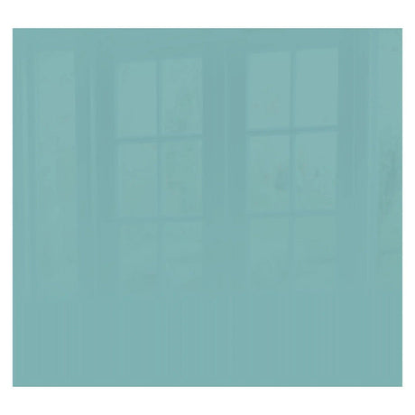 Decorative Glass Wall Tile (598 X 650 X 6mm) Pastel Turquoise