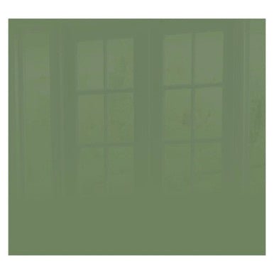 Decorative Glass Wall Tile (598 X 650 X 6mm) Reseda Green