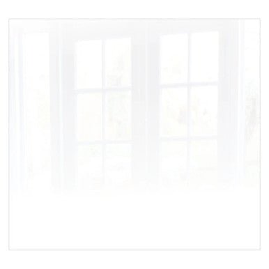 Decorative Glass Wall Tile (598 X 650 X 6mm) White RAL9010