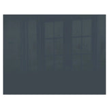 Decorative Glass Wall Tile (898 X 700 X 6mm) Grey Blue