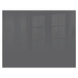 Decorative Glass Wall Tile (898 X 700 X 6mm) Gun Metal