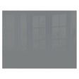 Decorative Glass Wall Tile (898 X 700 X 6mm) Metallic Silver
