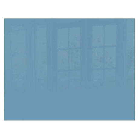 Decorative Glass Wall Tile (898 X 700 X 6mm) Pastel Blue