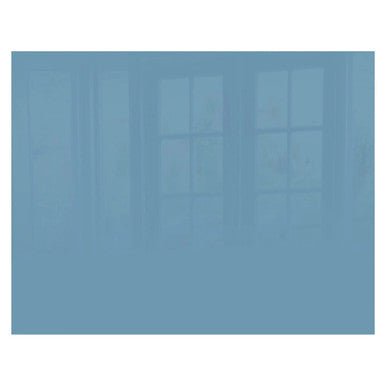 Decorative Glass Wall Tile (898 X 700 X 6mm) Pastel Blue