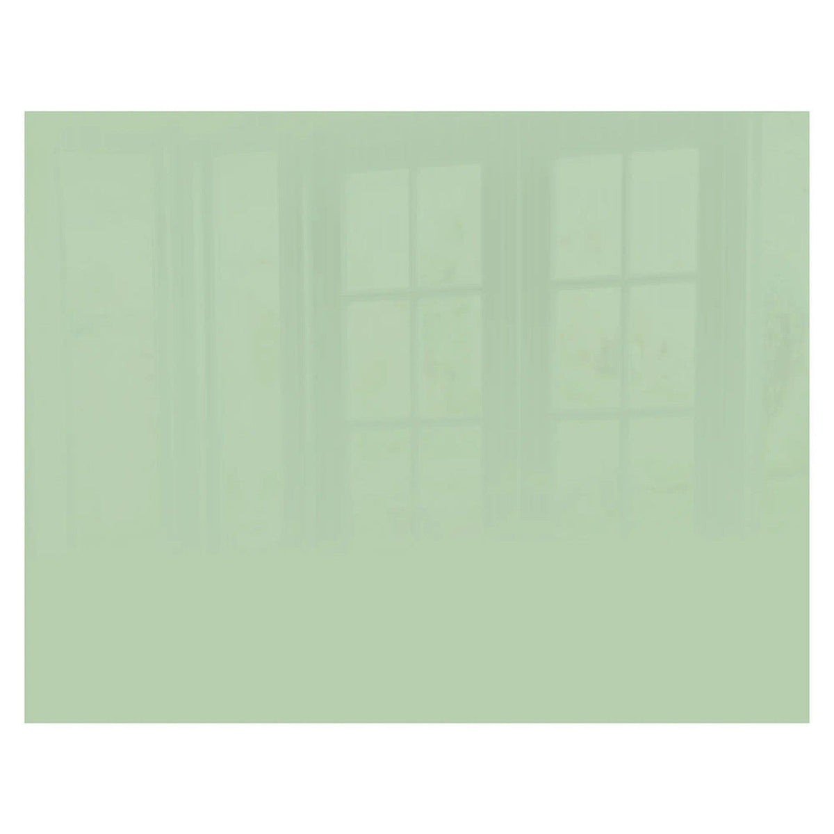 Decorative Glass Wall Tile (898 X 700 X 6mm) Pastel Green