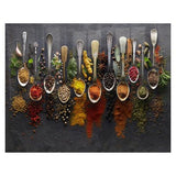 Decorative Glass Wall Tile (898 X 700 X 6mm) Spices