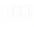 Decorative Glass Wall Tile (898 X 700 X 6mm) White RAL9010