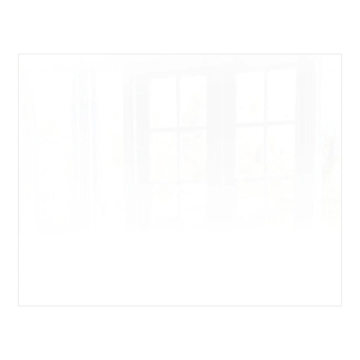Decorative Glass Wall Tile (898 X 700 X 6mm) White RAL9010
