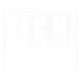 Decorative Glass Wall Tile (898 X 700 X 6mm) White RAL9010